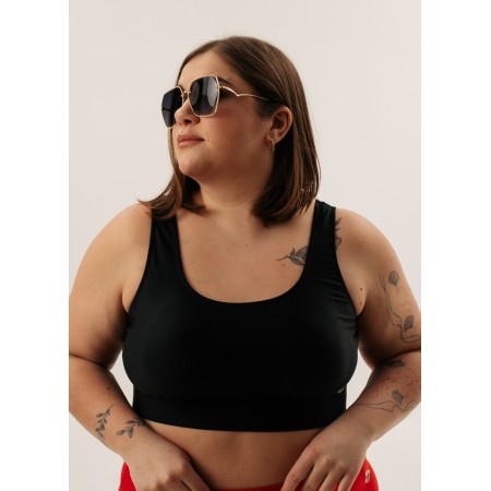 9043 Купальний спортивний топ Чорний ODS